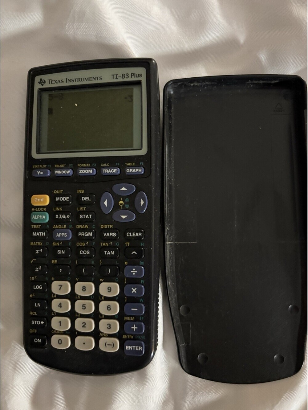 Texas Instrument TI 83 Plus Graphing Calculator, Black Tested + Working